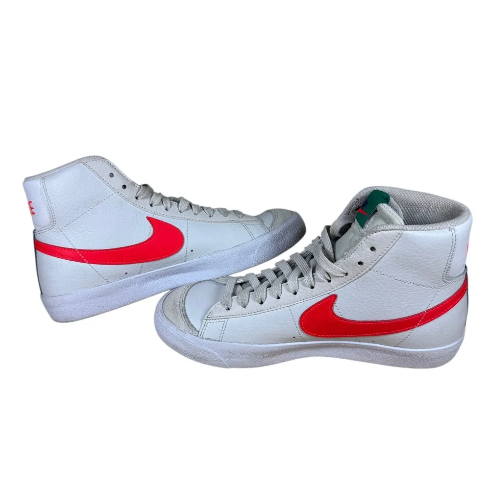 Nike Blazer Mid 77 GS Platinum Tint Crimson Vintage Sneakers 6.5 Youth DA4086004
